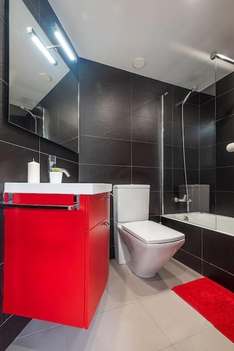 Apartamento A 5Min De La Playa De Ondarreta 圣塞瓦斯蒂安 外观 照片